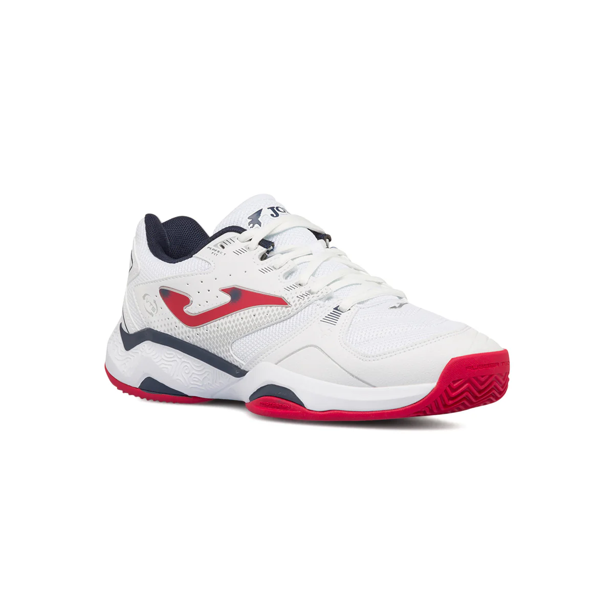 Scarpe da padel bianche da uomo con dettagli rossi e blu Joma T.Master 1000 - Image 2
