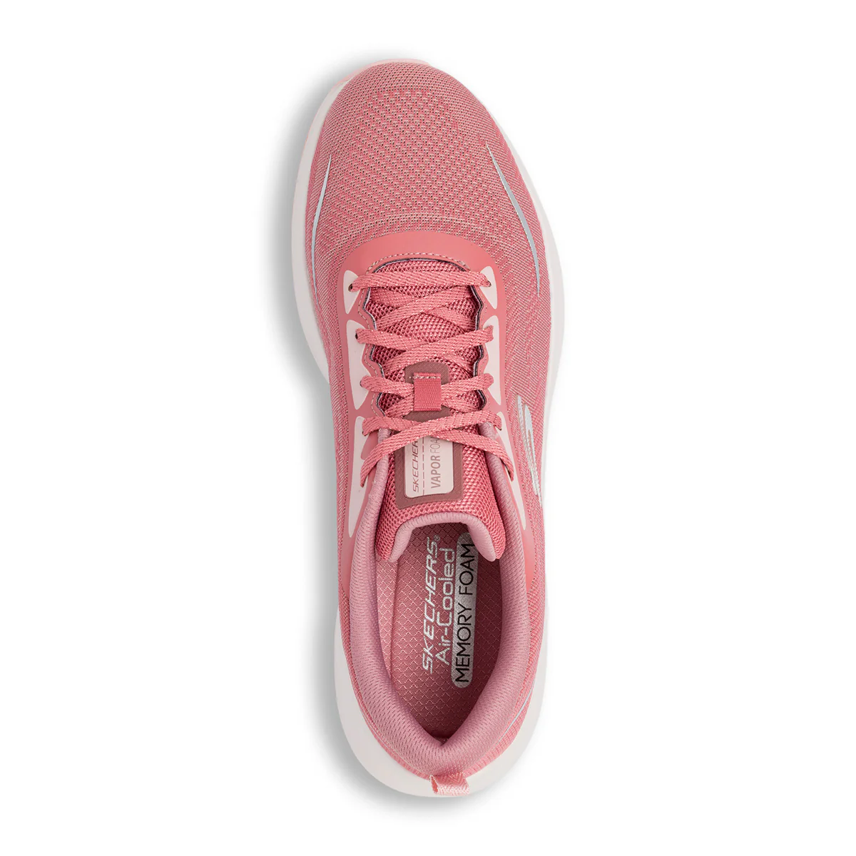 Scarpe da running donna rosa in memory foam Skechers Vapor Foam - Image 6
