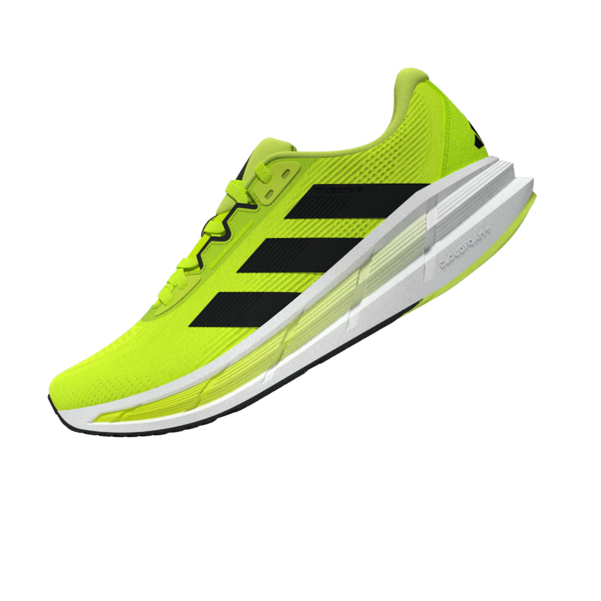Scarpe da running adidas Questar 3 Cloudfoam da uomo giallo fluo - Image 15