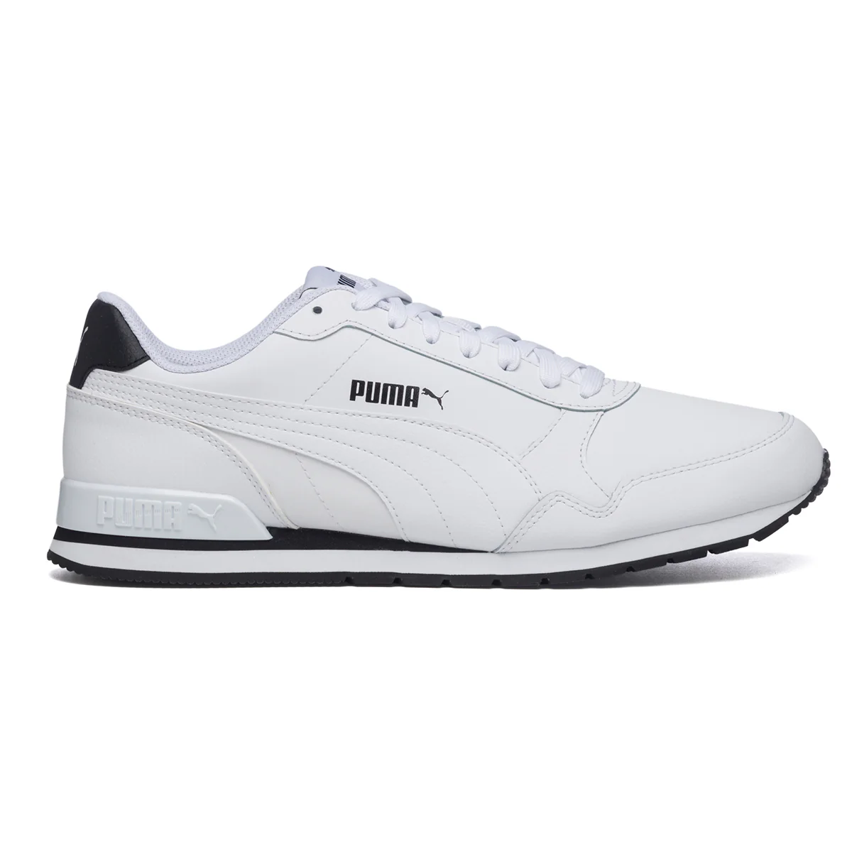 Sneakers bianche con dettaglio nero sul tallone Puma St Runner V2 Full L