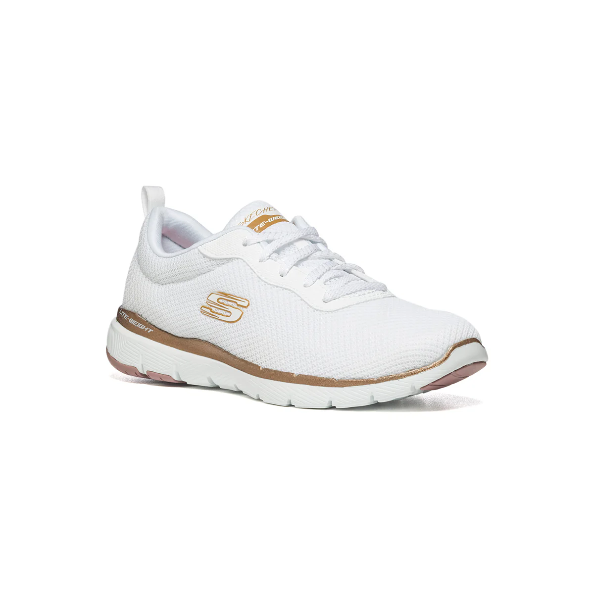 Scarpe da running bianche con patch logo Skechers Flex Appeal 3.0 - Image 10