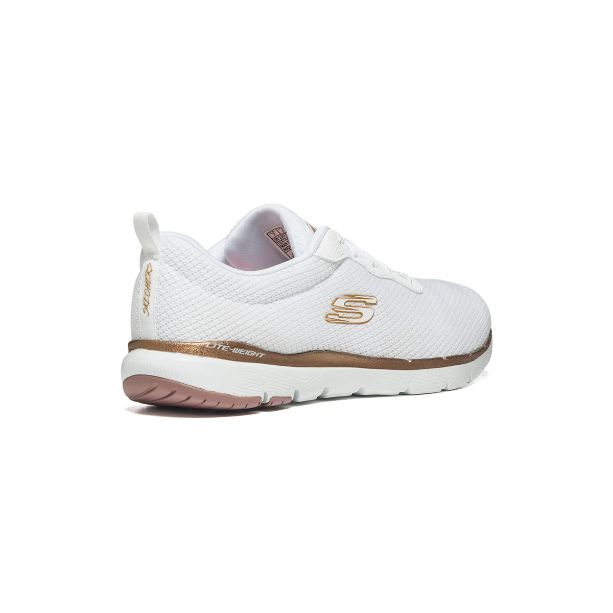Scarpe da running bianche con patch logo Skechers Flex Appeal 3.0 - Image 3