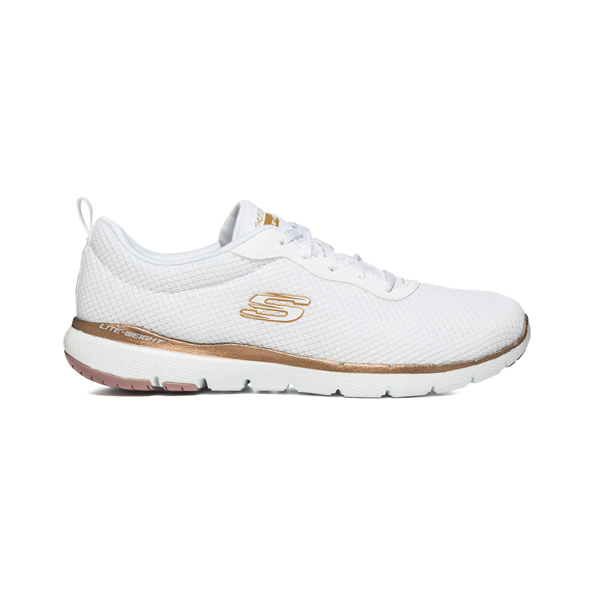 Scarpe da running bianche con patch logo Skechers Flex Appeal 3.0 - Image 9