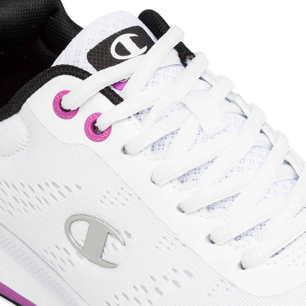 Scarpe da running bianche da Donna con dettagli viole Champion Jaunt - Image 5