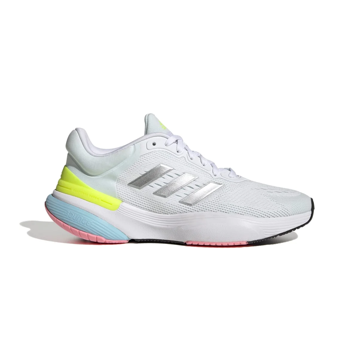 Scarpe da running bianche da donna con intersuola Bounce+ adidas Response Super 3.0 W