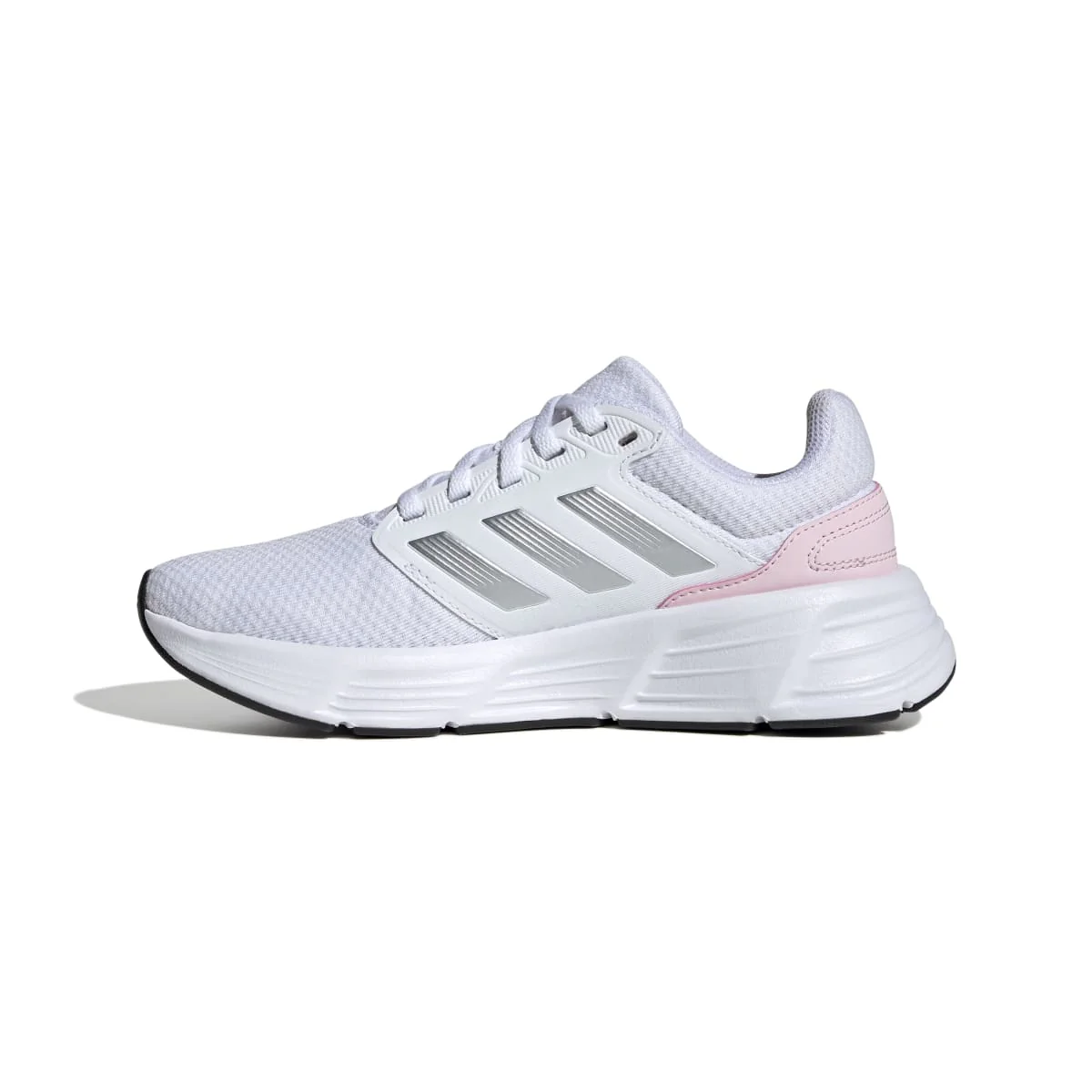 Scarpe da running bianche da donna con strisce argento adidas Galaxy 6 W - Image 4