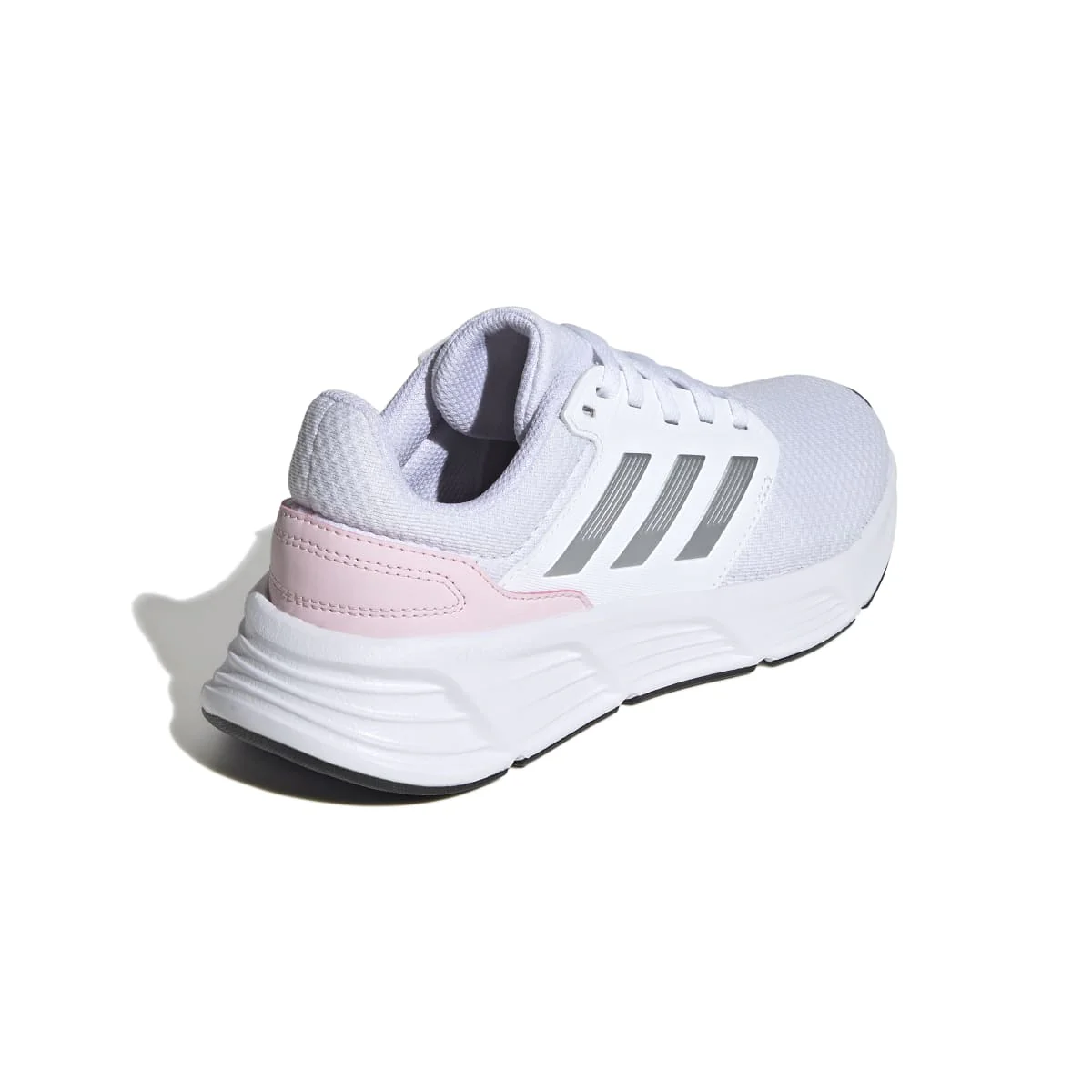 Scarpe da running bianche da donna con strisce argento adidas Galaxy 6 W - Image 6