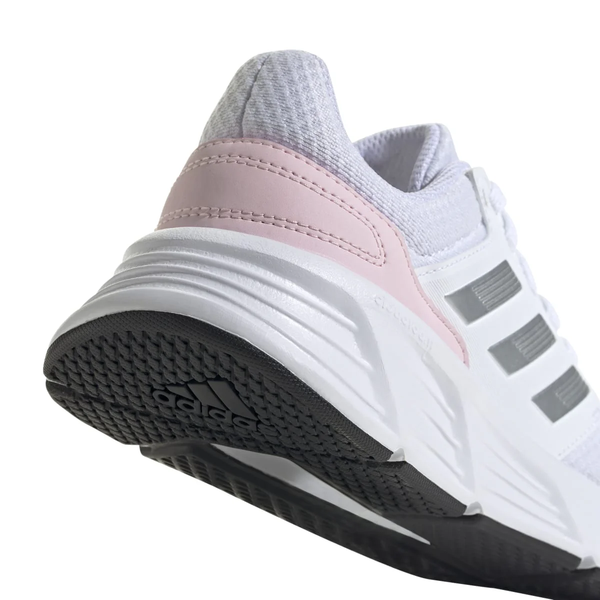 Scarpe da running bianche da donna con strisce argento adidas Galaxy 6 W - Image 7