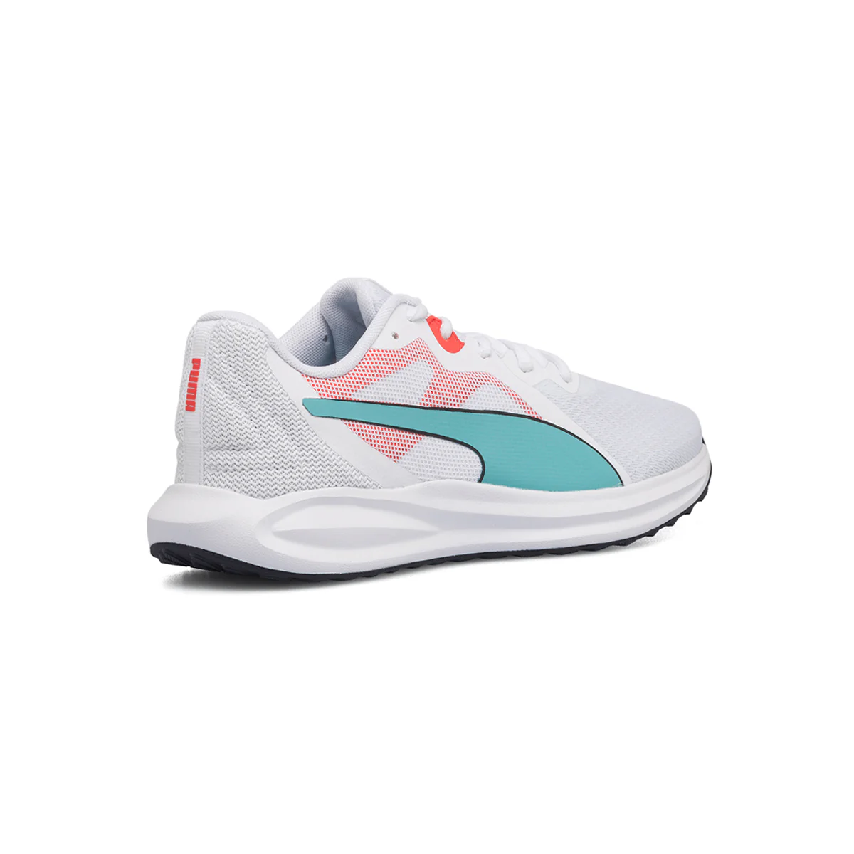 Scarpe da running bianche da donna in tessuto mesh con ammortizzazione SoftFoam+ Puma Twitch Runner - Image 3