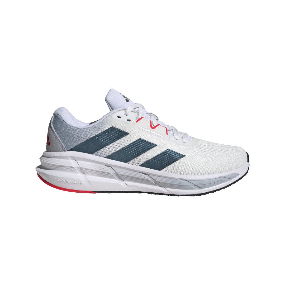 Scarpe da running bianche da uomo adidas Questar 3 Cloudfoam in mesh - Image 16