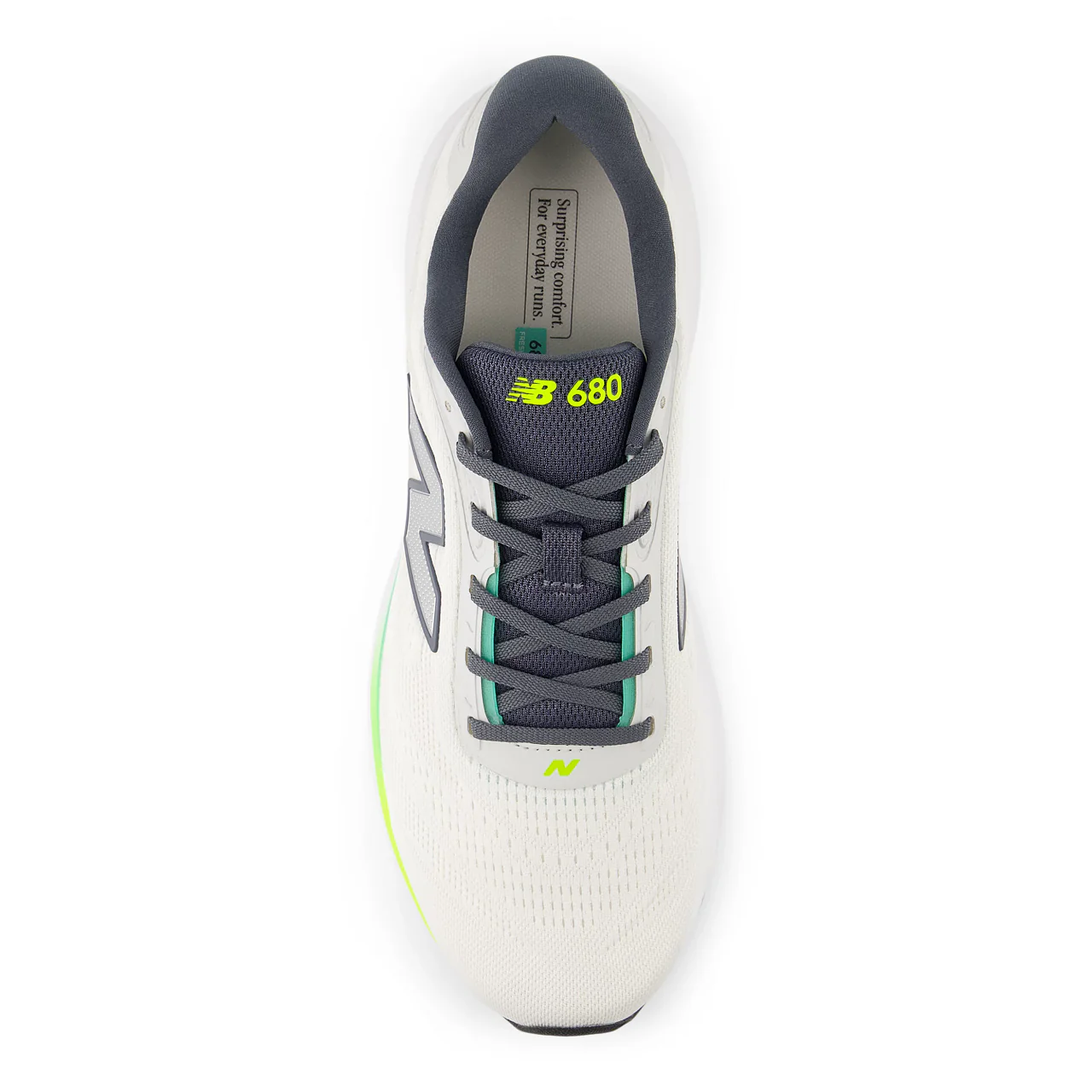 Scarpe da running bianche da Uomo New Balance 680 Fresh Foam - Image 4
