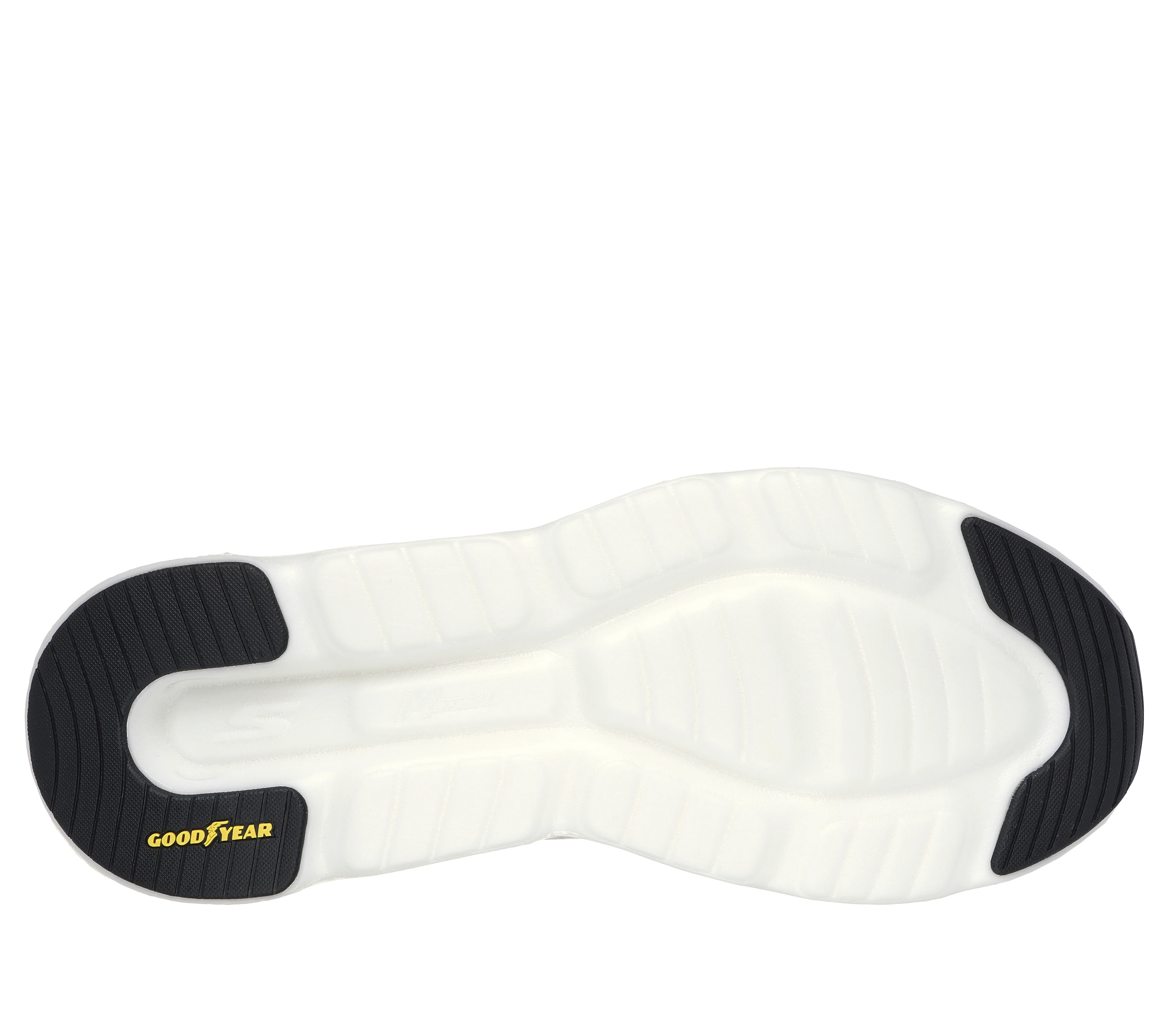 Scarpe da running bianche e grigie da uomo con ammortizzazione Hyper Burst Skechers GO RUN Swirl Tech Speed - Image 4