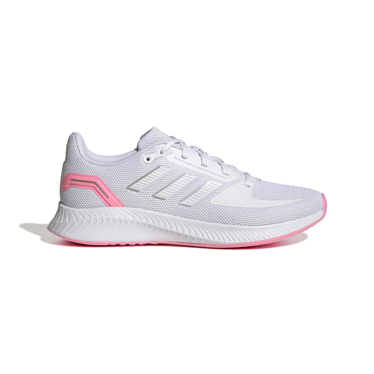 Scarpe da running bianche in mesh da donna adidas Runfalcon 2.0 W