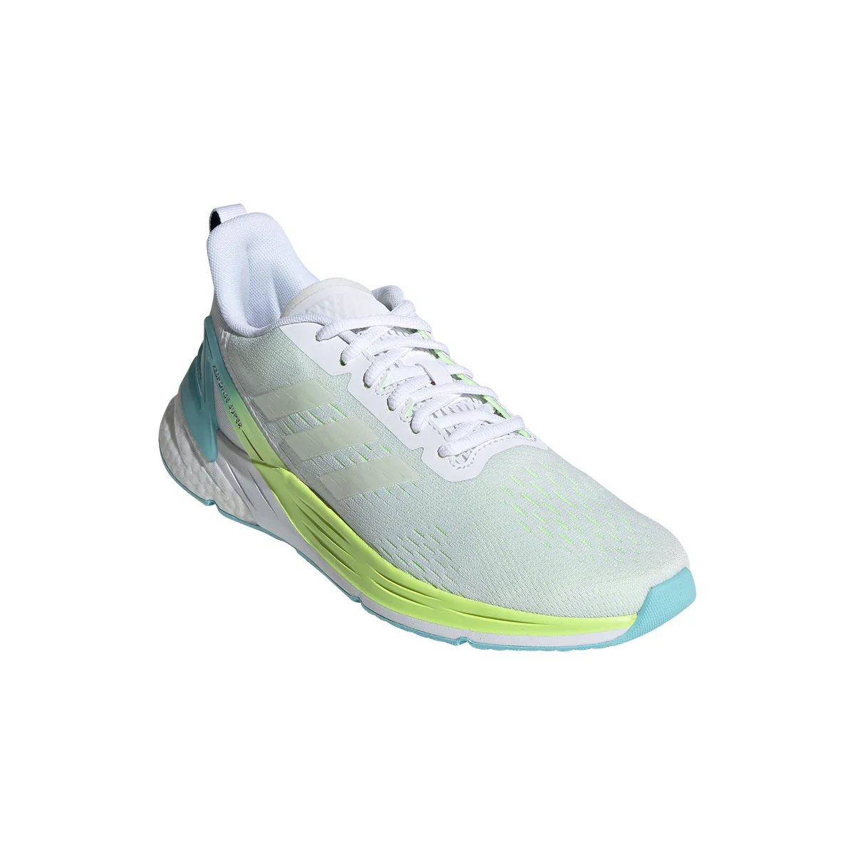 Scarpe da running bianche in tessuto mesh con soletta in EVA adibouncy e intersuola Boost adidas Res - Image 2