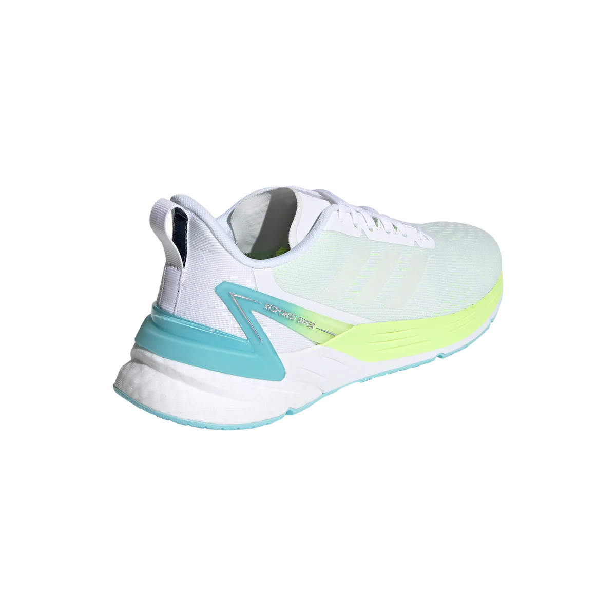 Scarpe da running bianche in tessuto mesh con soletta in EVA adibouncy e intersuola Boost adidas Res - Image 4