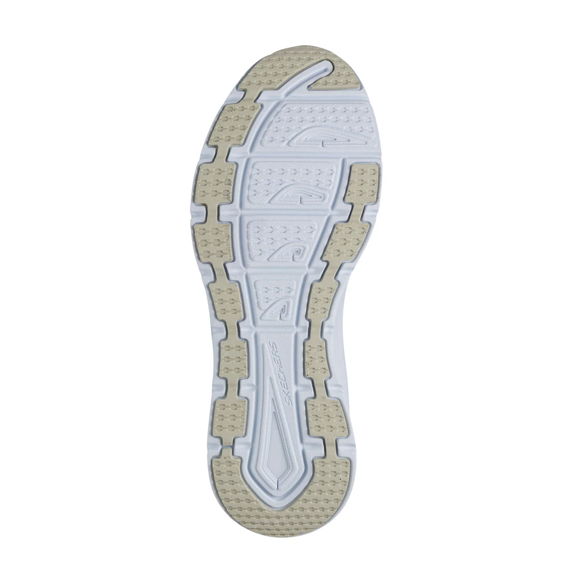 Scarpe da running bianche in tessuto mesh con soletta Memory Foam Skechers D'Lux Walker - Image 4