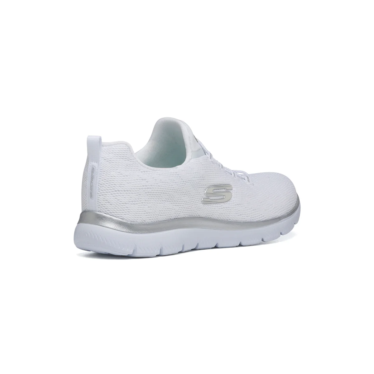 Scarpe da running bianche in tessuto mesh Skechers Summits - Image 3