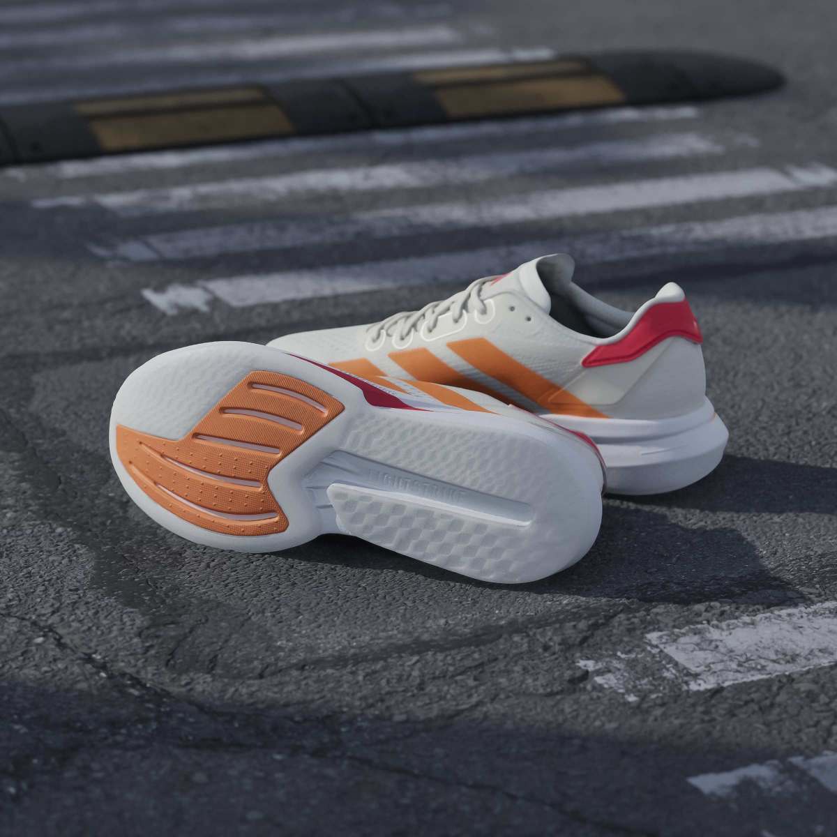 Scarpe da running bianche Uomo adidas Duramo speed 2 Lightstrike - Image 3