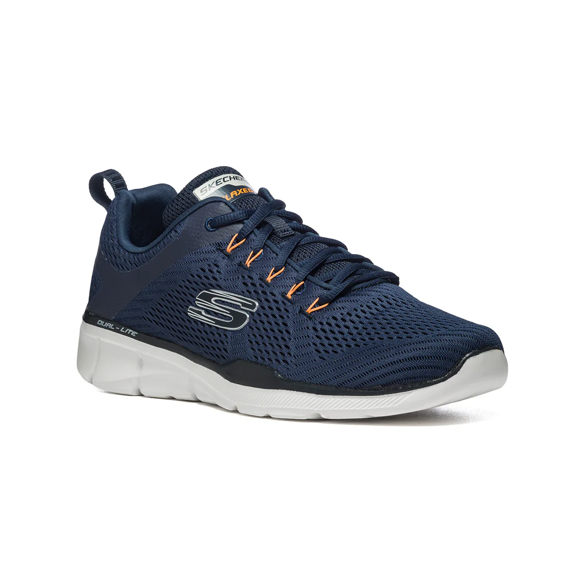 Scarpe da running blu con sottopiede Memory Foam e intersuola Dual-Lite Skechers Equalizer 3.0 - Image 2