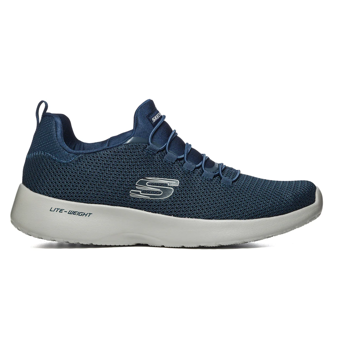 Scarpe da running blu con sottopiede Memory Foam e intersuola Lite-Weight Skechers Dynamight