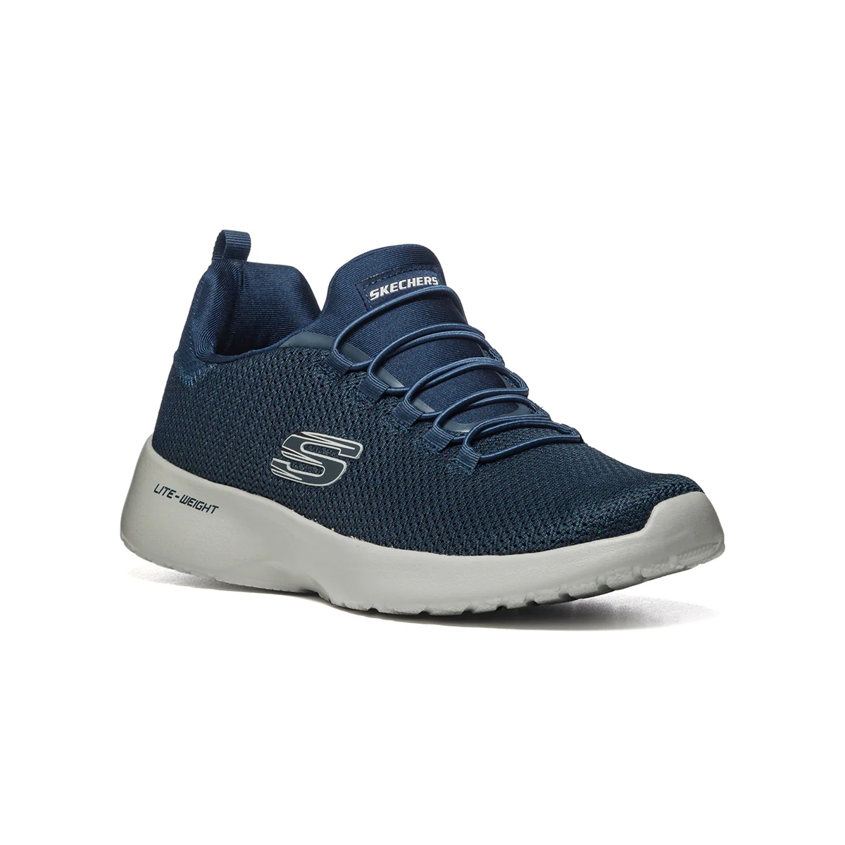 Scarpe da running blu con sottopiede Memory Foam e intersuola Lite-Weight Skechers Dynamight - Image 2