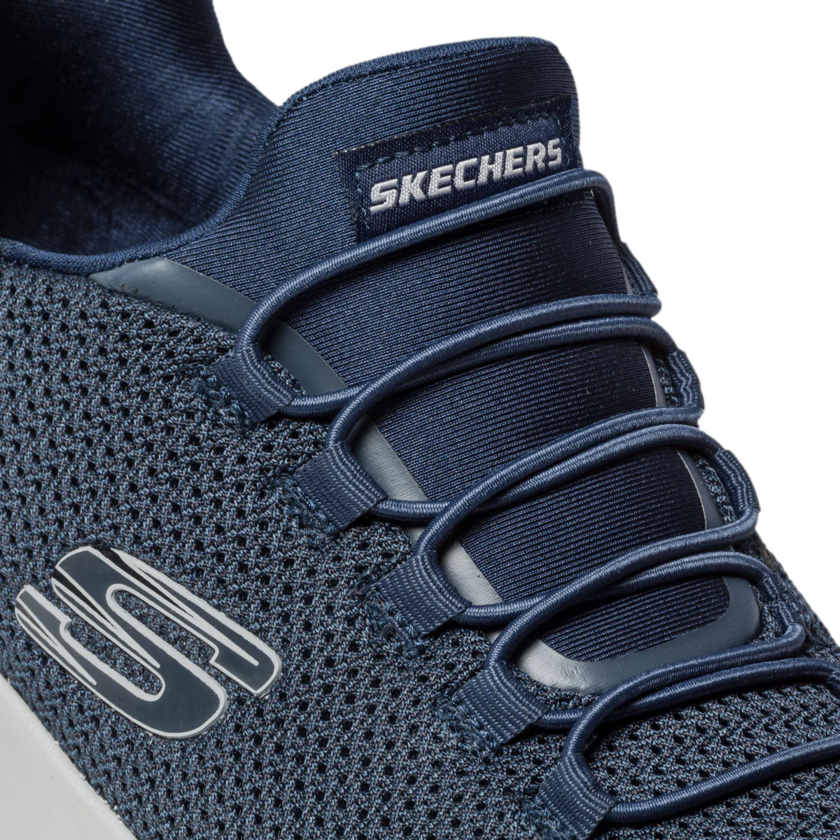 Scarpe da running blu con sottopiede Memory Foam e intersuola Lite-Weight Skechers Dynamight - Image 6