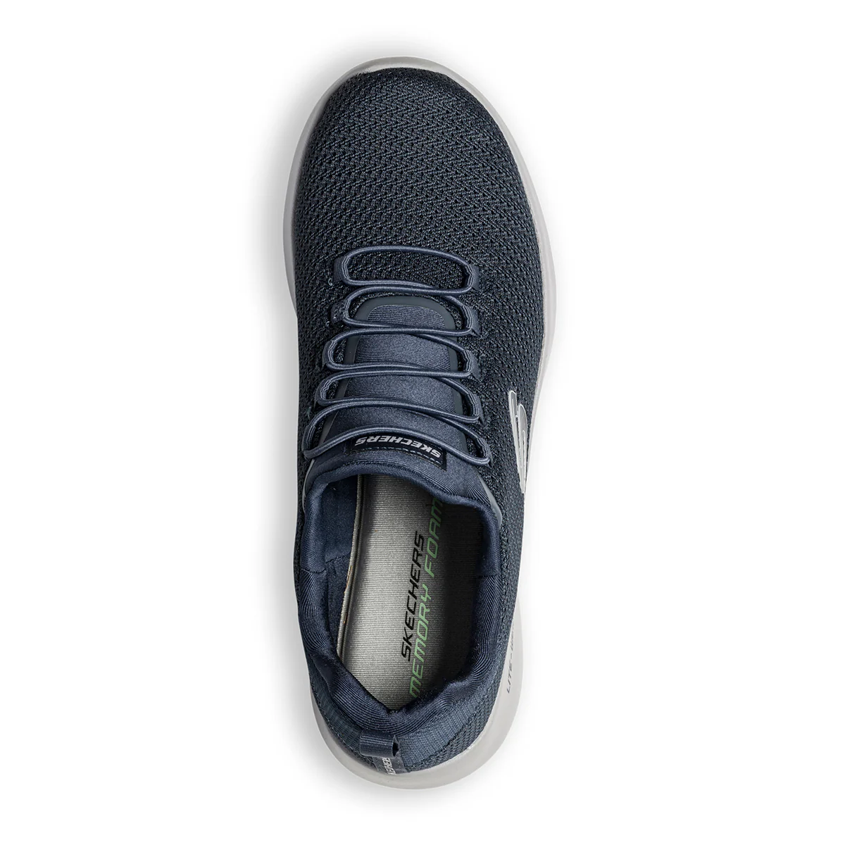 Scarpe da running blu con sottopiede Memory Foam e intersuola Lite-Weight Skechers Dynamight - Image 8