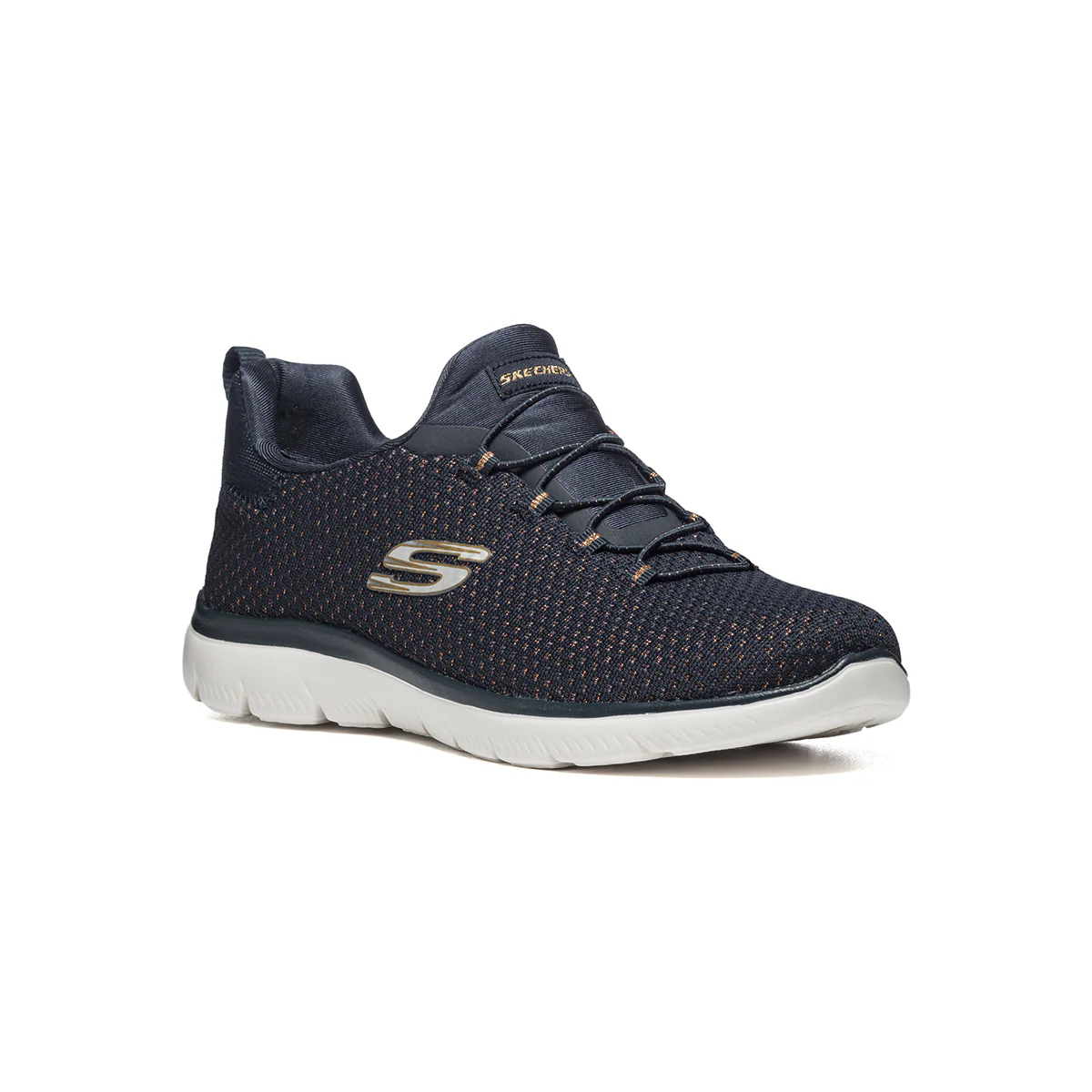 Scarpe da running blu con sottopiede Memory Foam Skechers Summits - Image 2