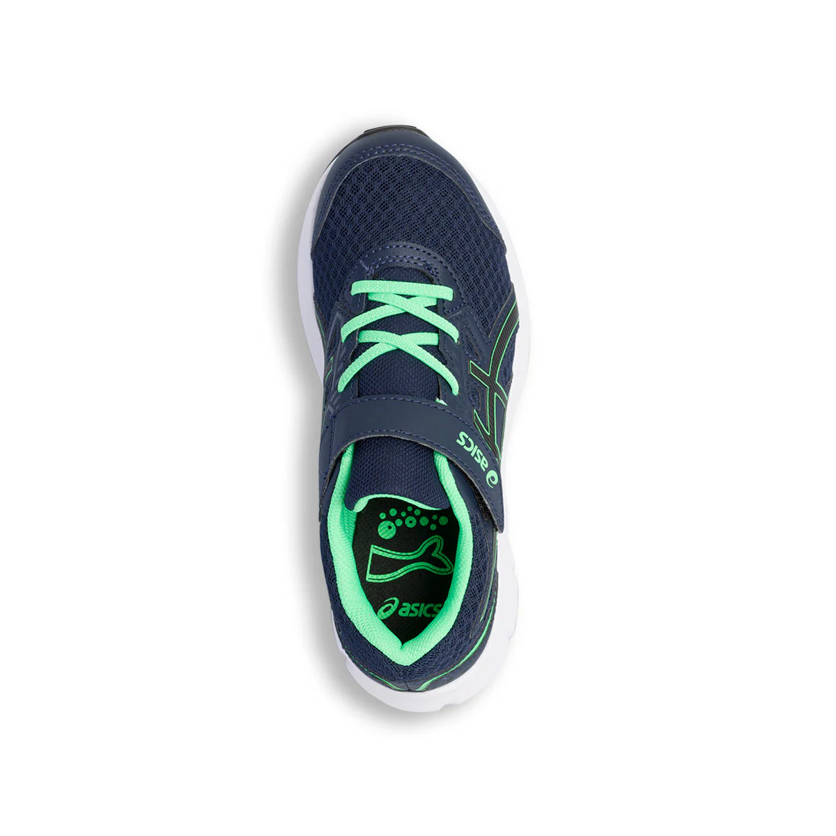 Scarpe da running blu da bambino con strisce laterali a contrasto Asics Jolt 3 PS - Image 5