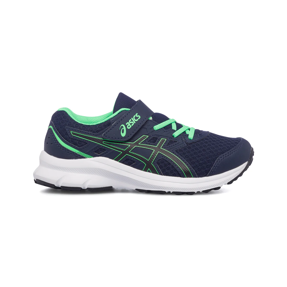 Scarpe da running blu da bambino con strisce laterali a contrasto Asics Jolt 3 PS - Image 6