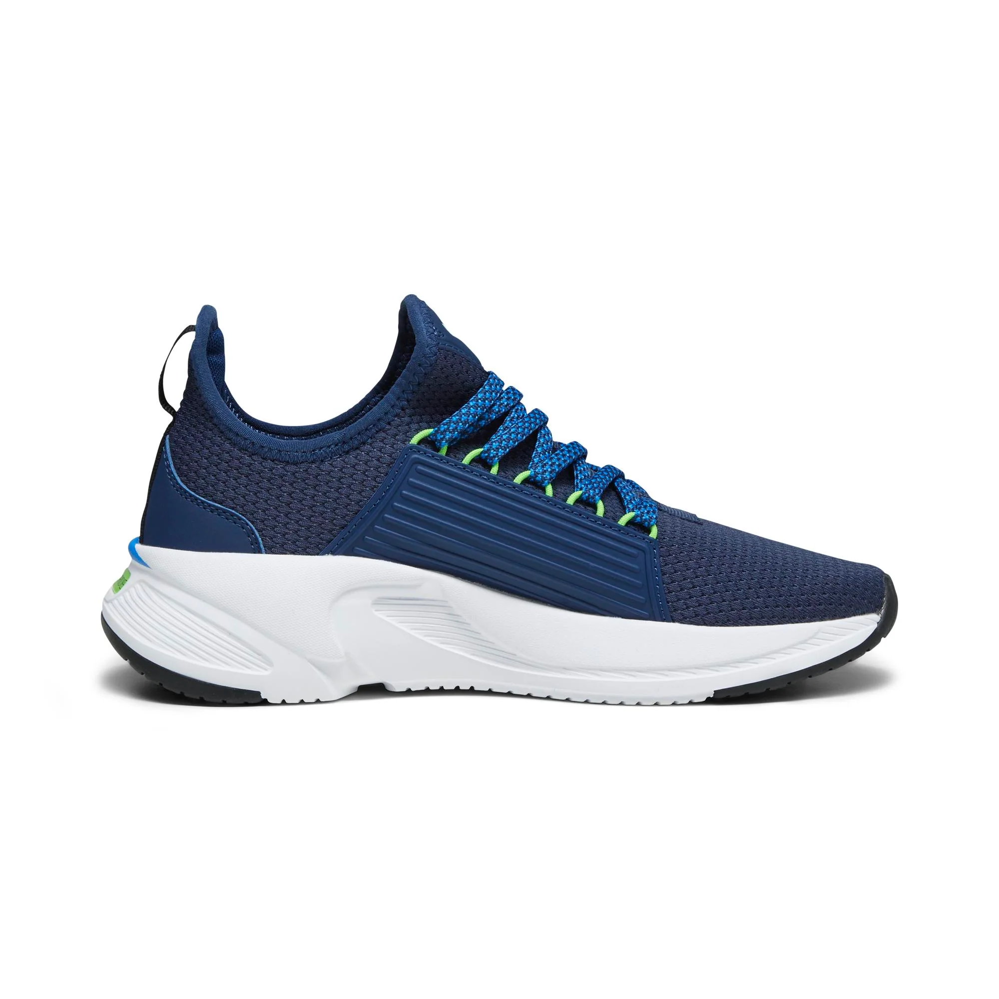 Scarpe da running blu da ragazzo con logo laterale Puma Softride Premier Jr - Image 5