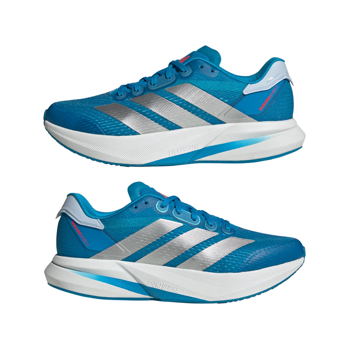 Scarpe da running blu da uomo adidas Duramo Speed 2 Lightstrike - Image 9