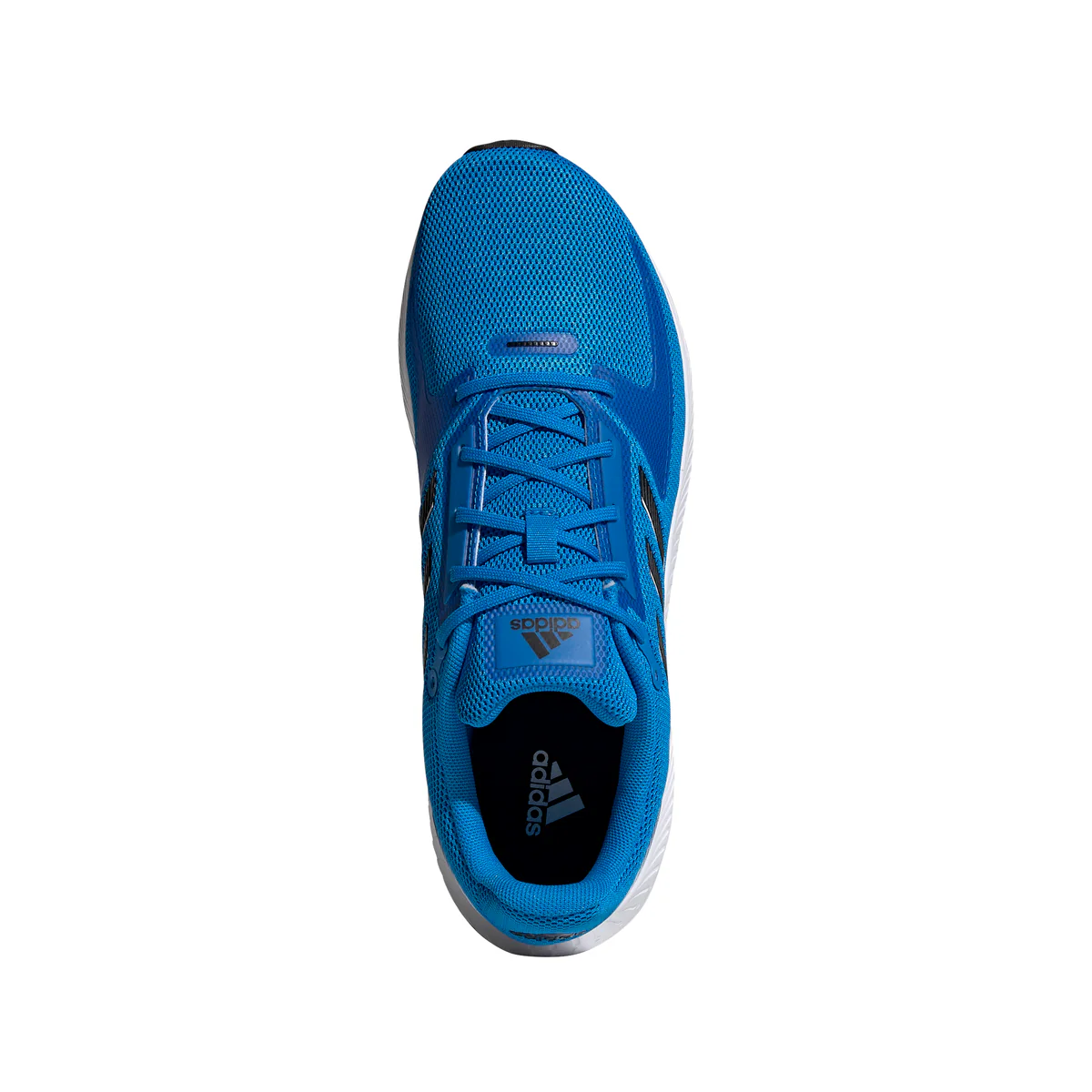 Scarpe da running blu da uomo con strisce a contrasto adidas Run Falcon 2.0 - Image 4