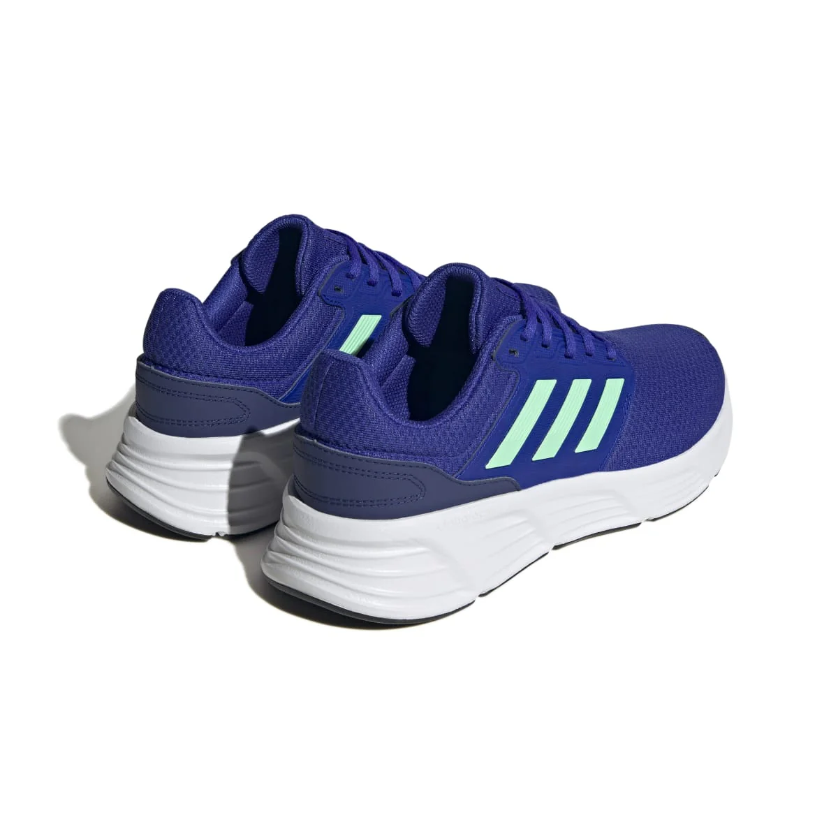 Scarpe da running blu da uomo in mesh con ammortizzazione Cloudfoam adidas Galaxy 6 - Image 6