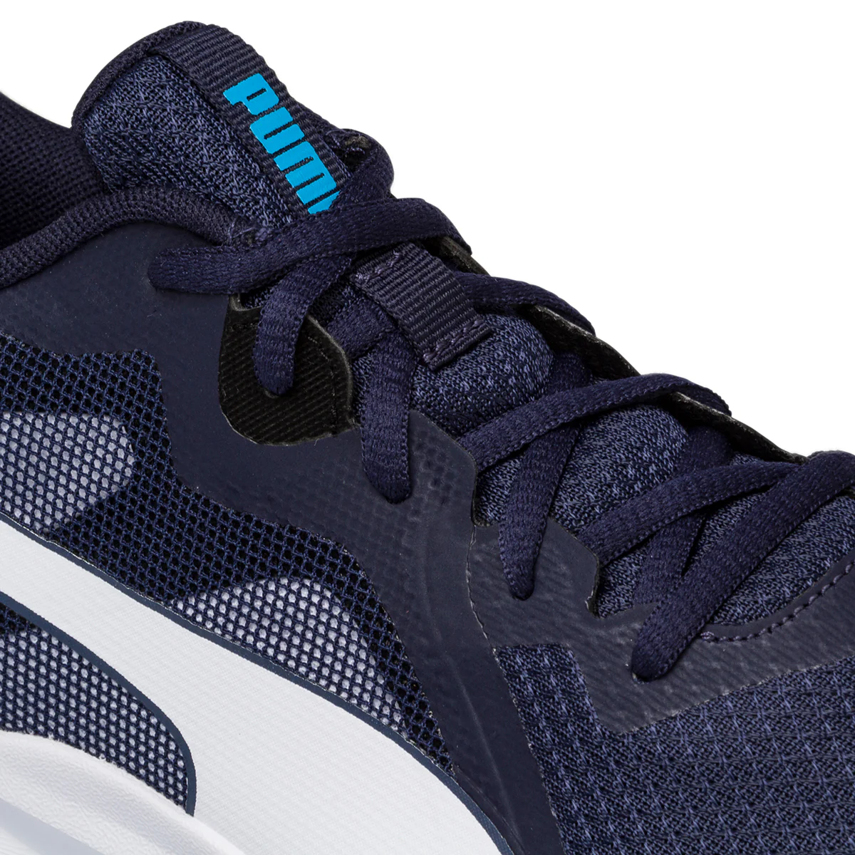 Scarpe da running blu da uomo in tessuto mesh con ammortizzazione SoftFoam+ Puma Twitch Runner - Image 12