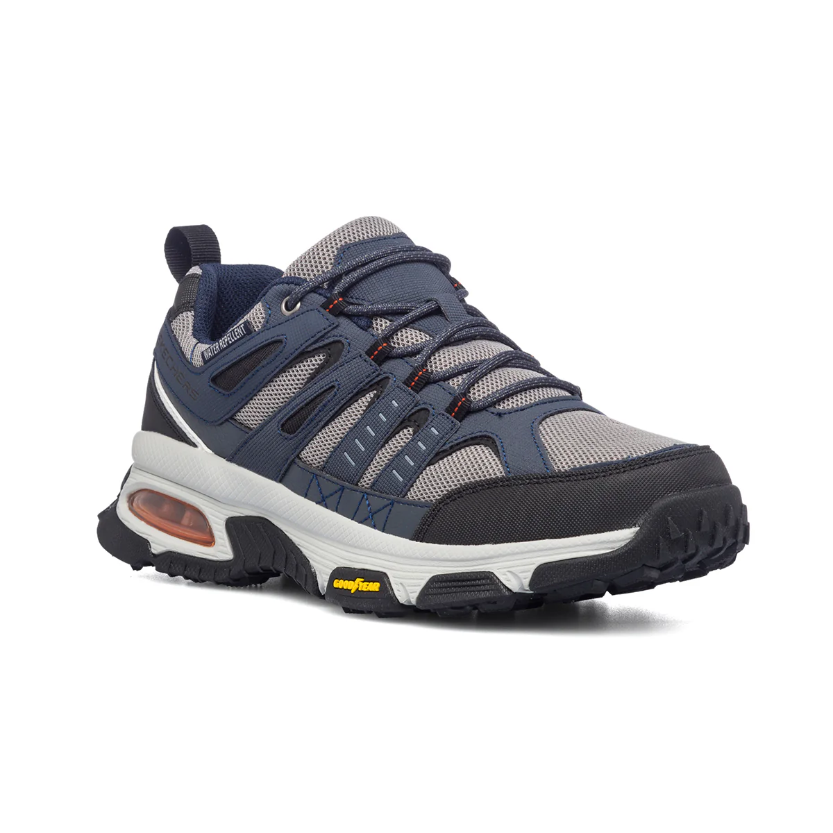 Scarpe da running blu e grigie waterproof Skechers Skech-Air Envoy - Image 2