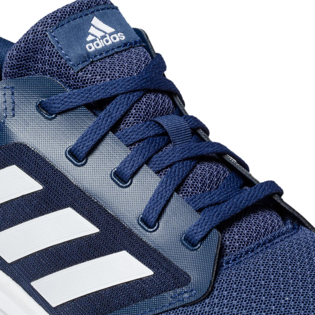 Scarpe da running blu in tessuto mesh con strisce a contrasto adidas Galaxy 5 - Image 6