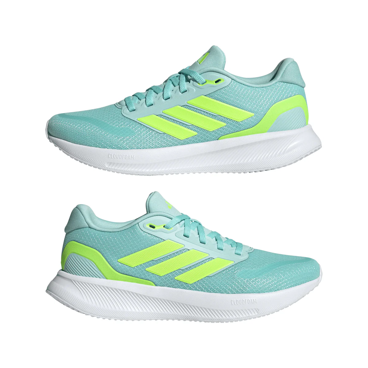 Scarpe da running da donna azzurre adidas Runfalcon 5 - Image 5