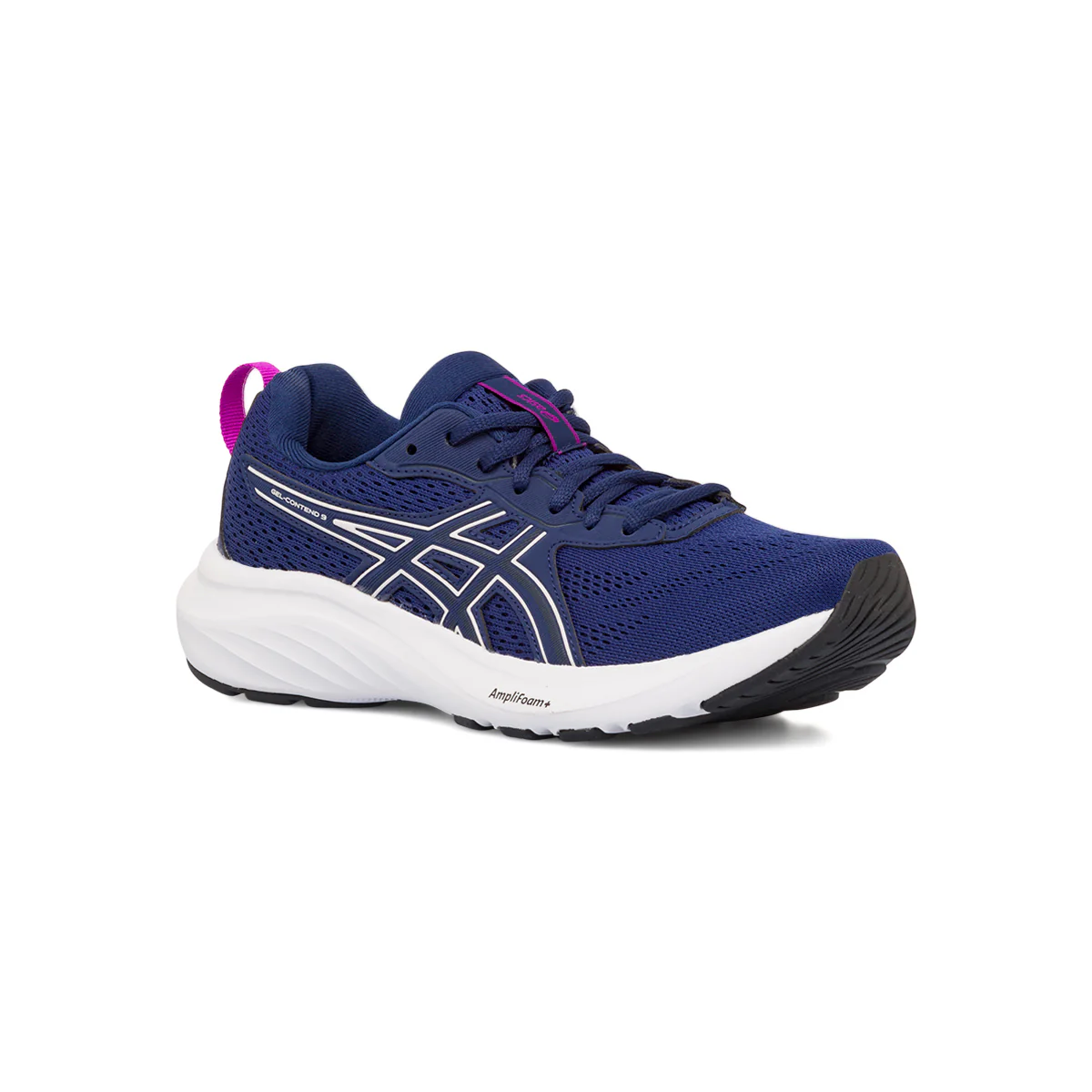 Scarpe da running da donna blu con logo Asics GEL-CONTEND® 9 - Image 2