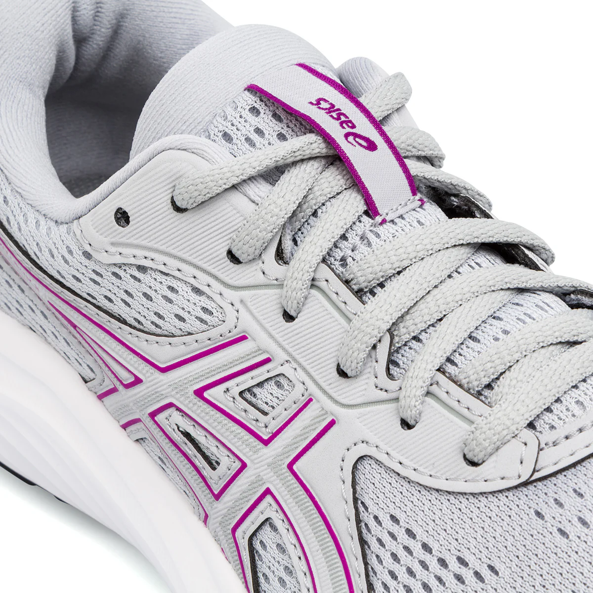 Scarpe da running da donna grigie con dettagli viola Asics Gel Contend 9 - Image 5