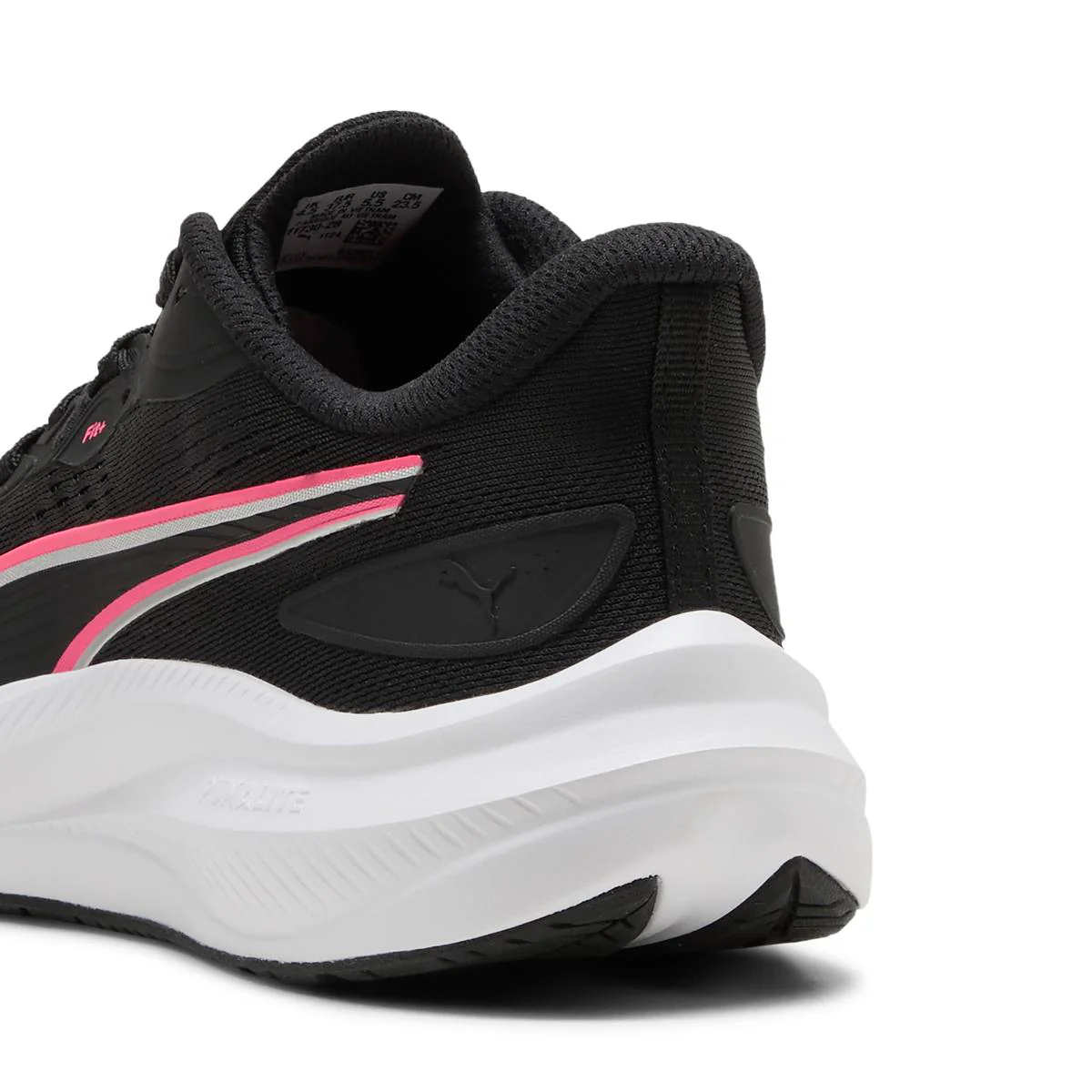 Scarpe da running da donna nere e rosa Puma Skyrocket Lite 2 - Image 3