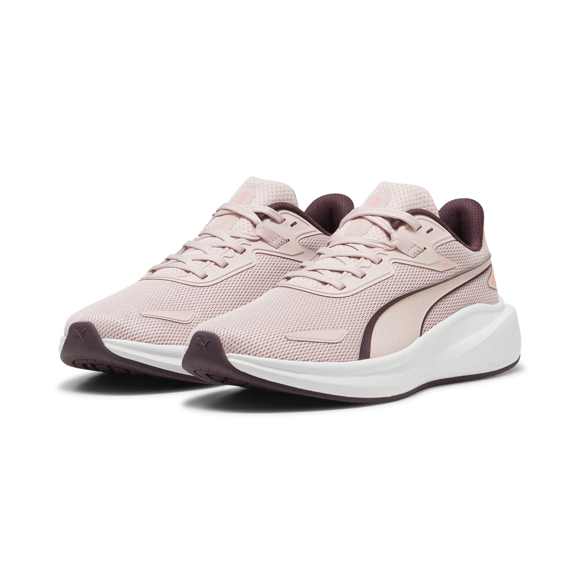 Scarpe da running da donna rosa con dettagli viola e logo Puma Skyrocket Lite - Image 3