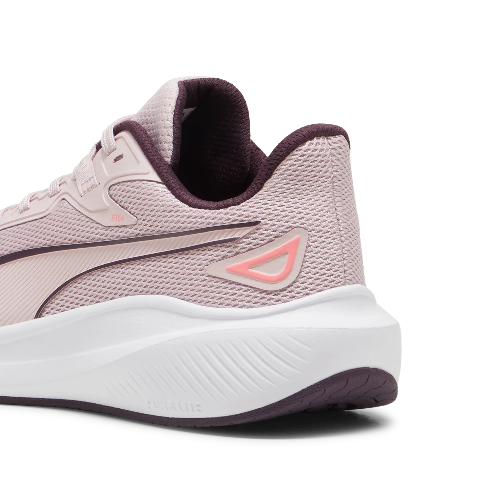 Scarpe da running da donna rosa con dettagli viola e logo Puma Skyrocket Lite - Image 4