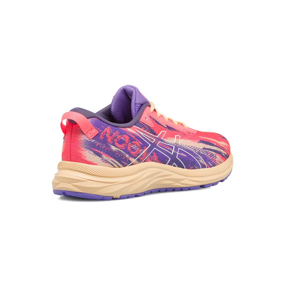 Scarpe da running da ragazza viola e rosa in tessuto mesh Asics Gel-Noosa Tri 13 Gs - Image 3