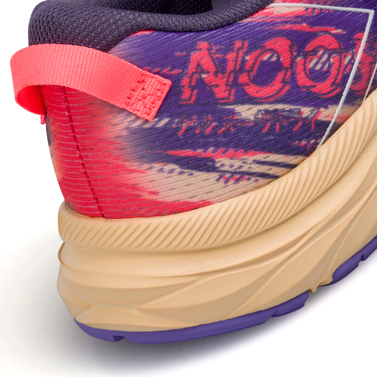Scarpe da running da ragazza viola e rosa in tessuto mesh Asics Gel-Noosa Tri 13 Gs - Image 7