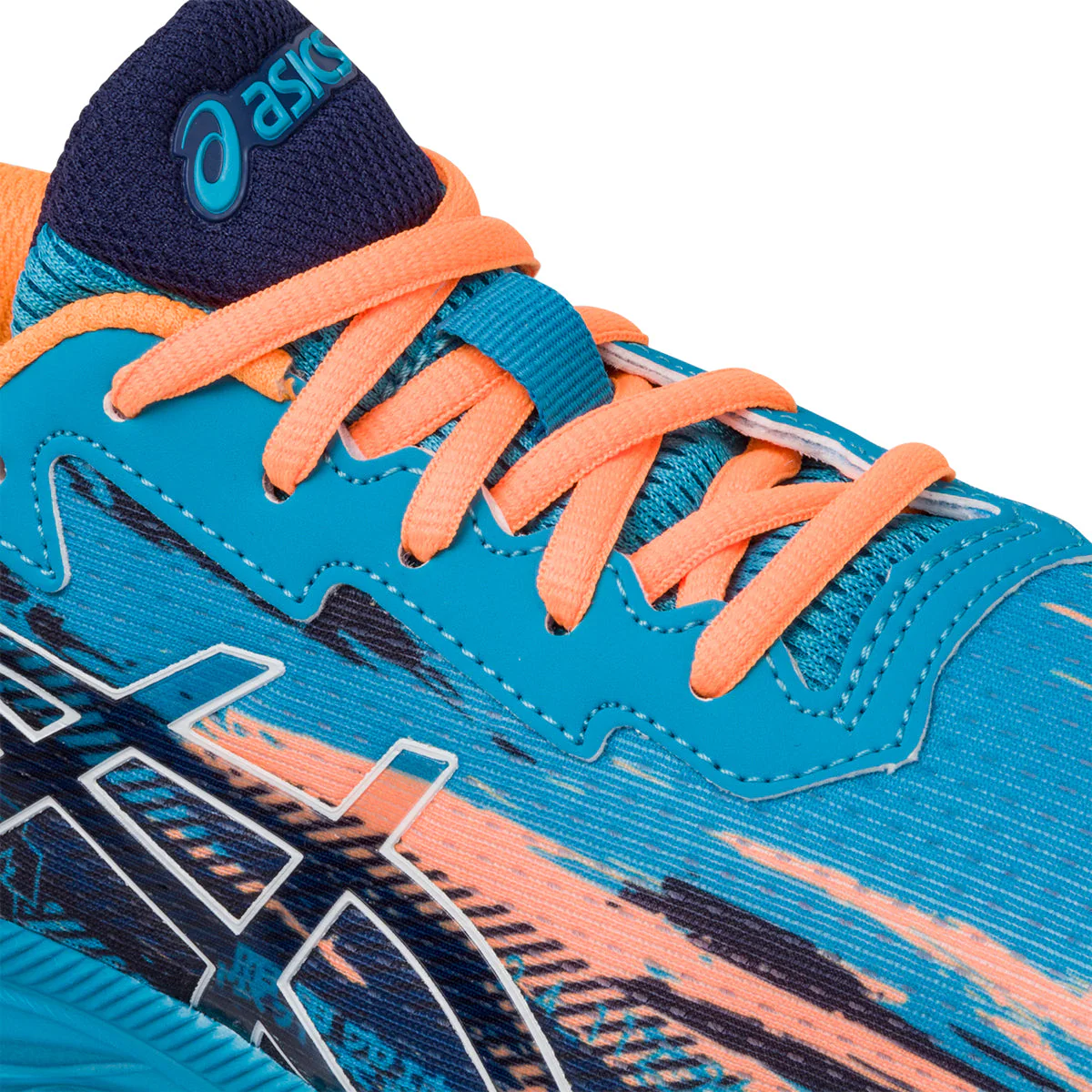 Scarpe da running da ragazzo blu in tessuto mesh Asics Gel-Noosa Tri 13 Gs - Image 5