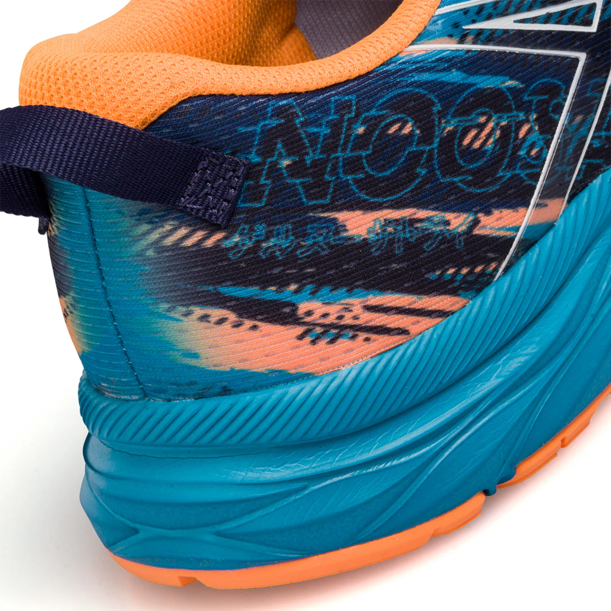 Scarpe da running da ragazzo blu in tessuto mesh Asics Gel-Noosa Tri 13 Gs - Image 6