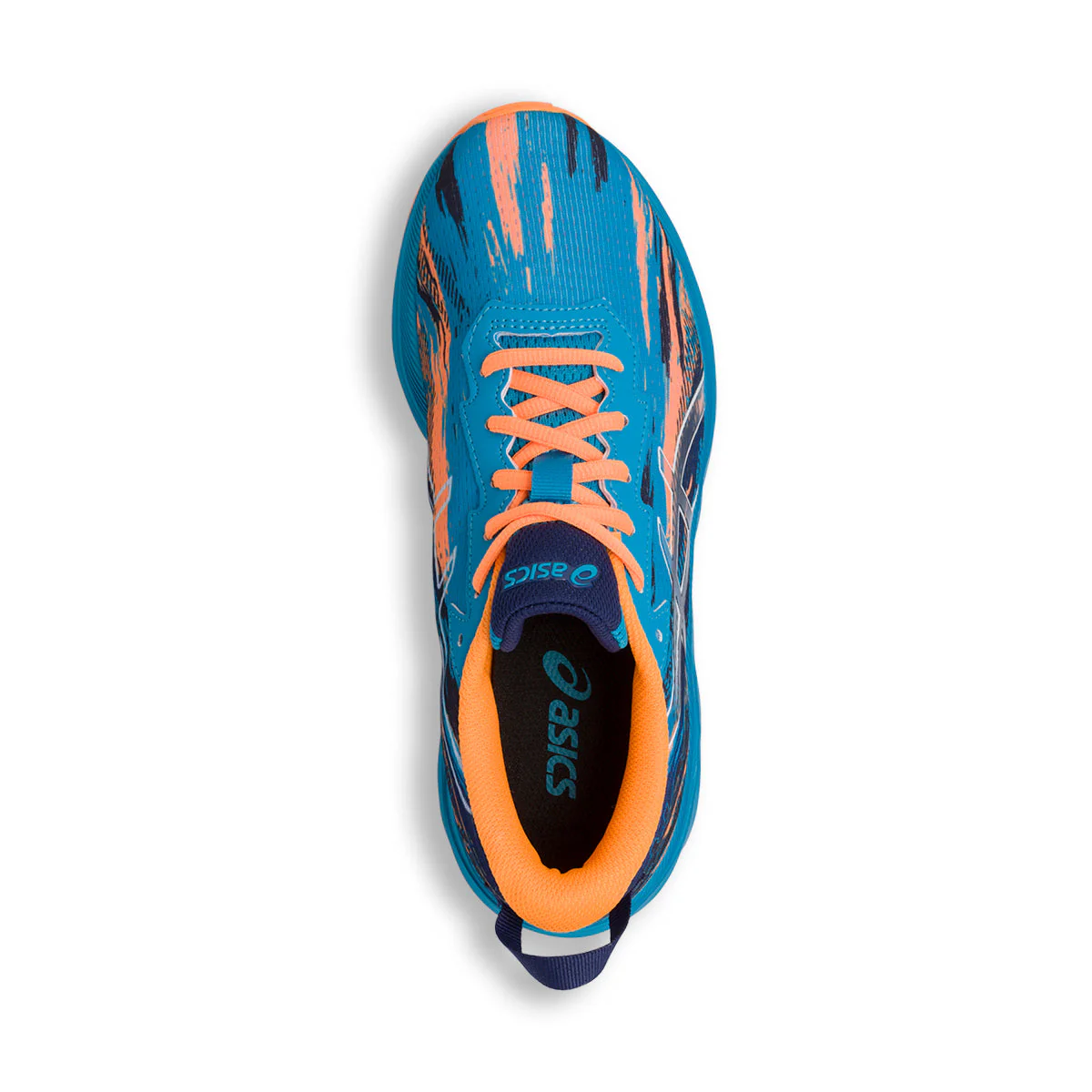 Scarpe da running da ragazzo blu in tessuto mesh Asics Gel-Noosa Tri 13 Gs - Image 7
