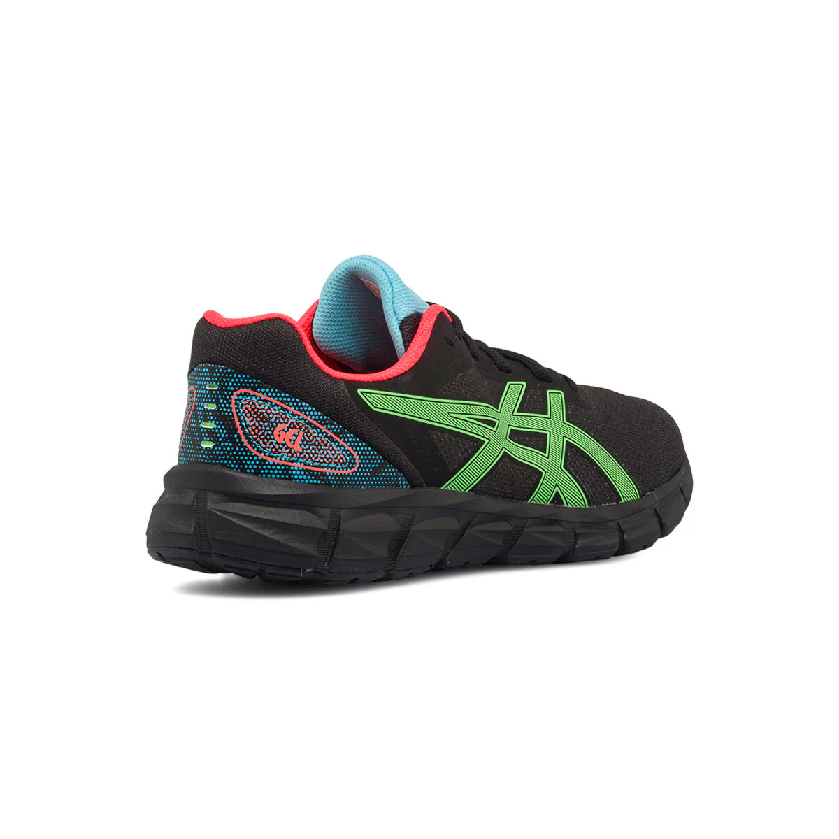 Scarpe da running da ragazzo nere in tessuto mesh Asics Quantum Lyte II GS - Image 3