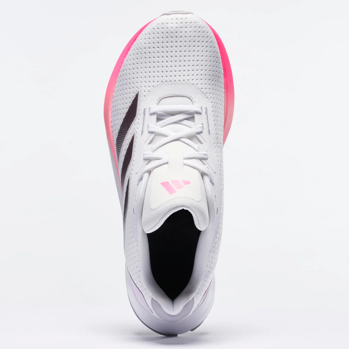 Scarpe da running donna bianche con dettagli rosa e argento adidas Duramo SL - Image 2